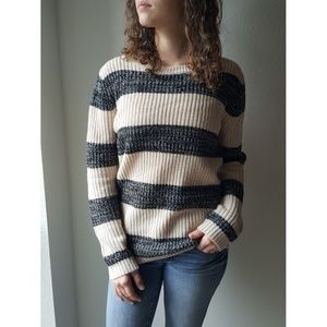 Striped Knit Sweater
